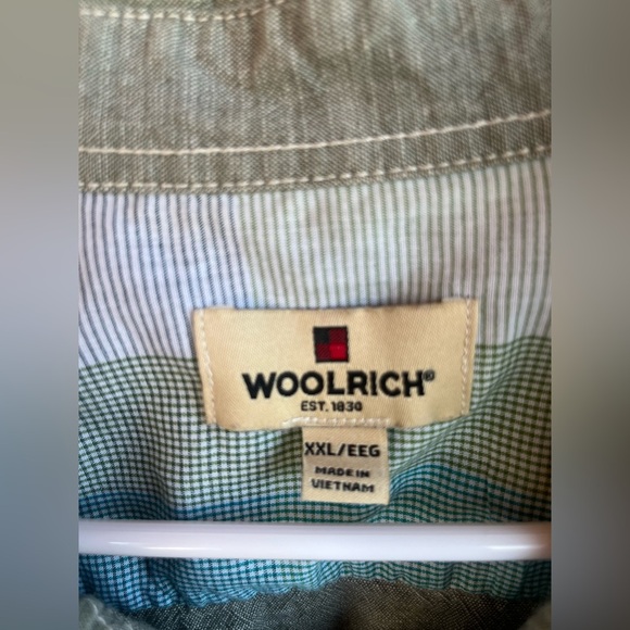Woolrich Men’s Cotton Casual Button Down Size XXL - Picture 5 of 7